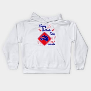 Good Australian Design, Happy Australia Day Design Cool for Australians. Kids Hoodie